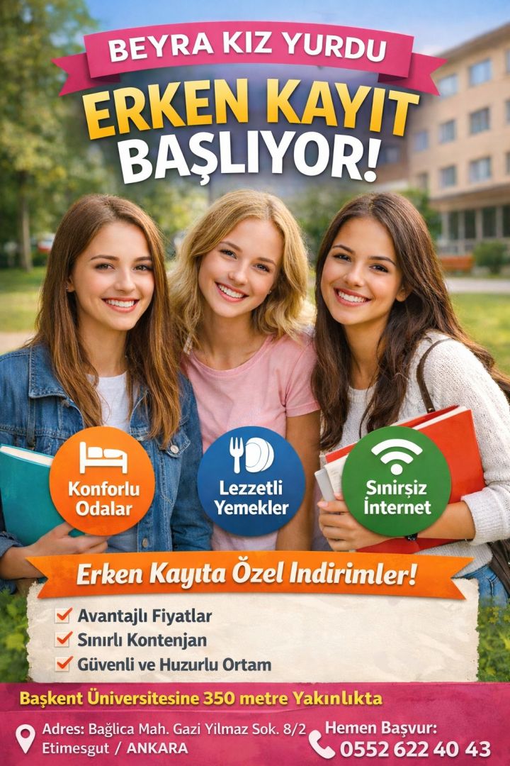 ERKEN KAYIT DÖNEMİ 2026 - 2027